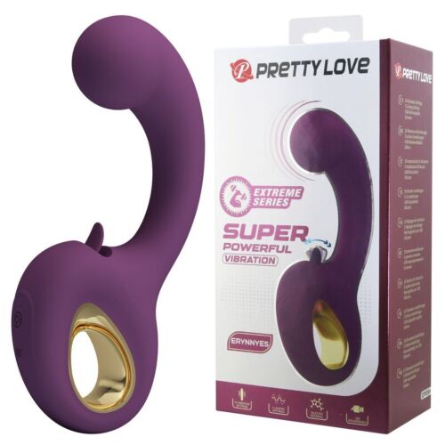 PRETTY LOVE BRYNNLEE polnilni vibrator s stimulacijo