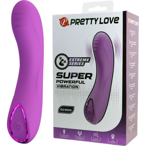 Vibrador Pretty Love DJ Dick z elegantnim dizajnom
