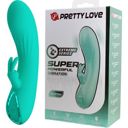 Vibrator Pretty Love DJ Stick z dvojno stimulacijo