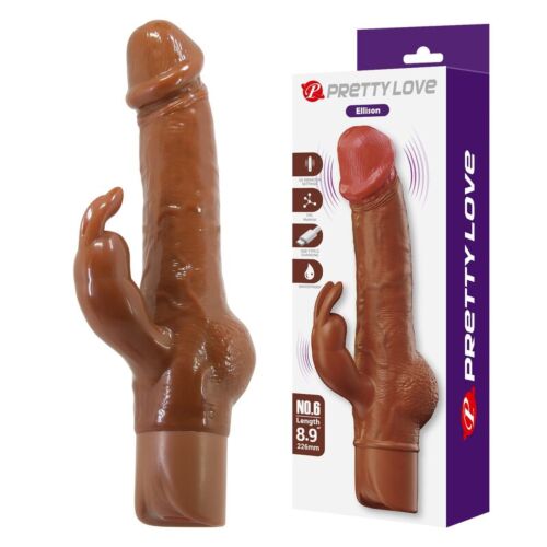 PRETTY LOVE ELLISON realistični rabbit vibrator