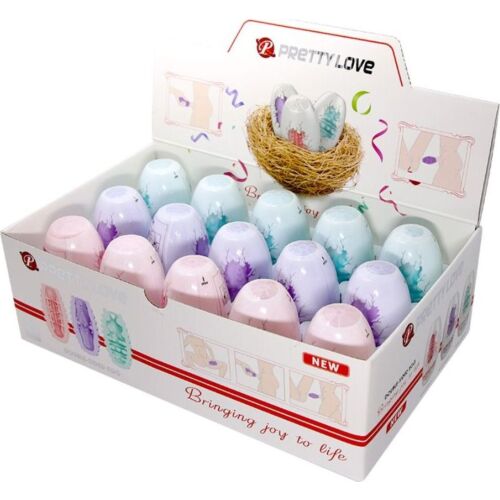 Masturbator Pretty Love Jajce z dvema teksturama