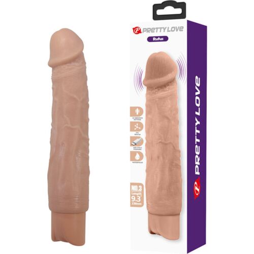 Vibrator Pretty Love Rufus s fleksibilno strukturo