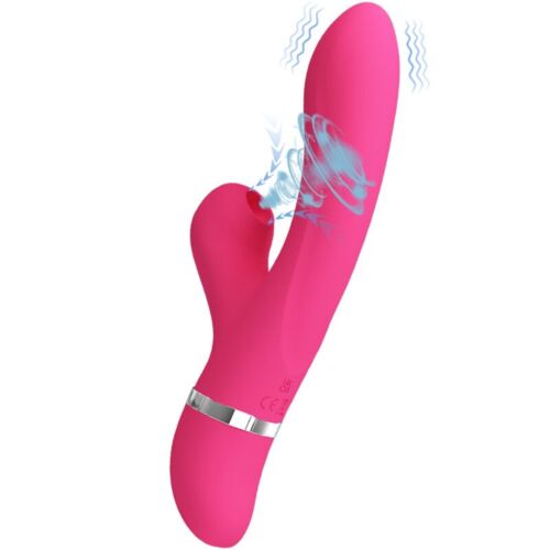 Vibrator PRETTY LOVE Willow z sesalcem in vibracijo