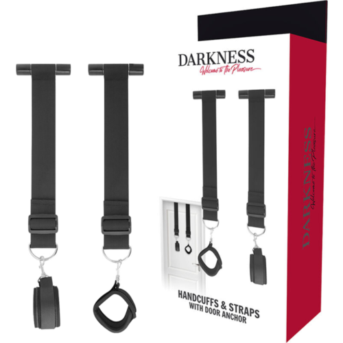 Lisice DARKNESS BONDAGE za vrata z absolutno kontrolo