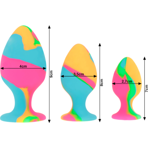 Analni Plugs Set Intense | Uživanje z več velikostmi