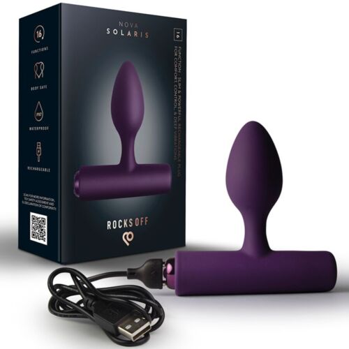 Analni vibrator ROCKS-OFF NOVA SOLARIS z 16 funkcijami