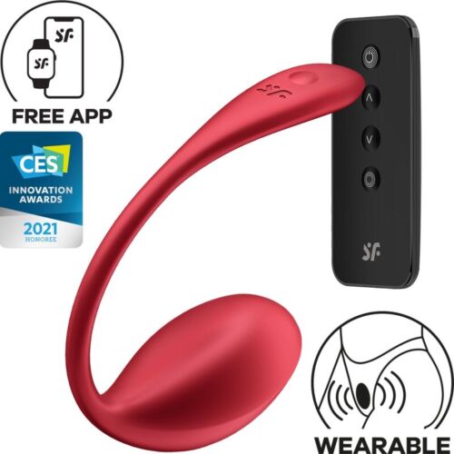 Vibrator SATISFYER SHINY PETAL z daljinskim upravljalnikom