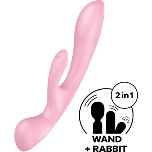 Vibrator Satisfyer Triple Oh z močnimi motorji