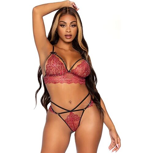 Set Lingerie Leg Avenue 81623 z subtilnim leskom