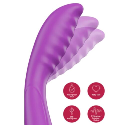 She.E.O Purple G-Spot Tapping Vibrator za užitek