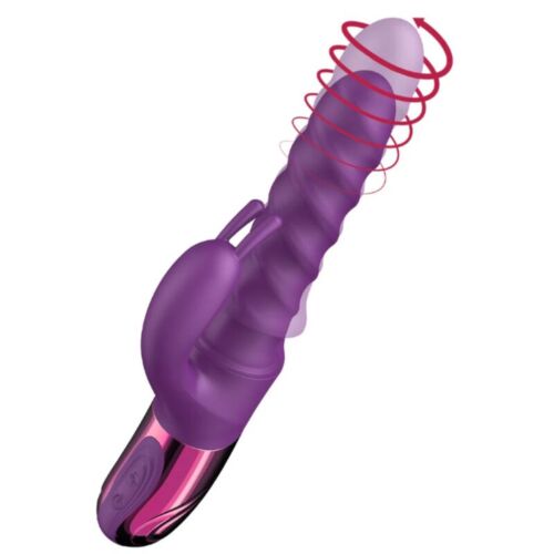 Vibrátor She.E.O Rabbit Swirl z dinamičnim gibanjem