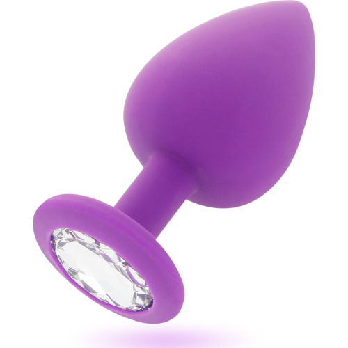 Analni plug INTENSE SHELKI L z diamantno podlago