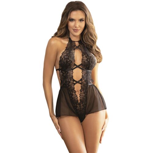 Teddy SUBBLIME BODIES Halter Neck Črna S/M