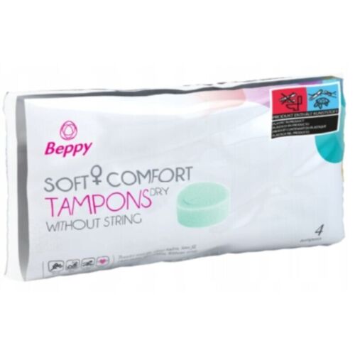Tamponi BEPPY Klasični brez vrvice - za aktivno življenje med menstruacijo