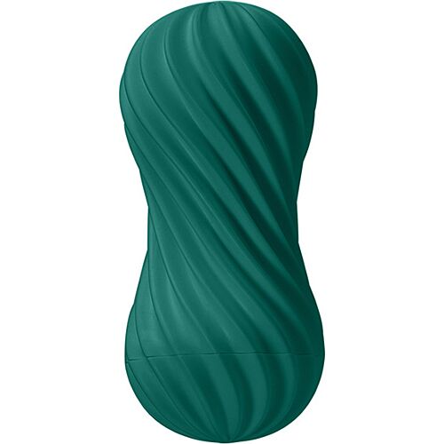Masturbator Tenga Flex Fizzy Green z intenzivnim sesanjem
