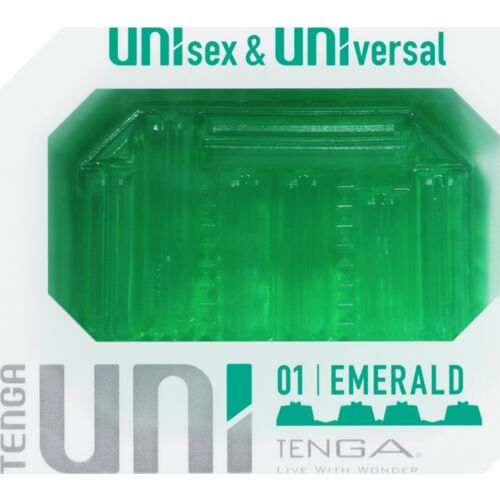 Masturbator TENGA UNI EMERALD z uniseks oblikovanjem