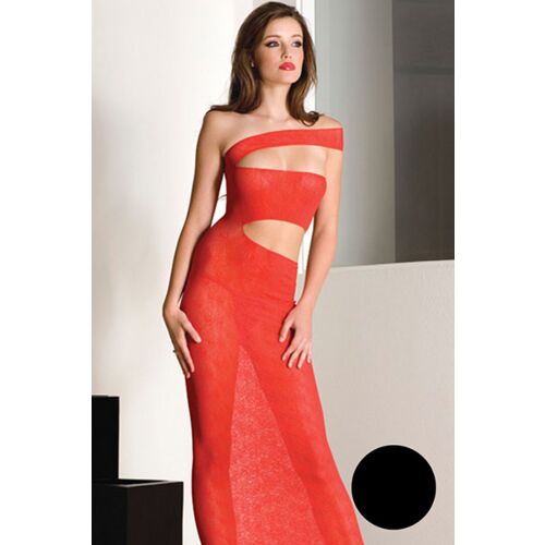 Obleka Music Legs z globokim izrezom