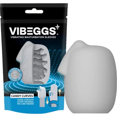 Masturbator Vibeggs Candy Curves z vibracijo