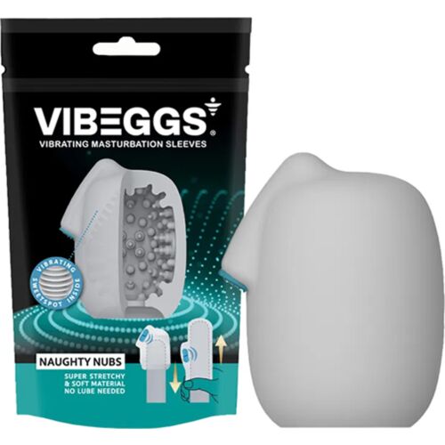 Masturbator Vibeggs Naughty Nubs z vibracijo