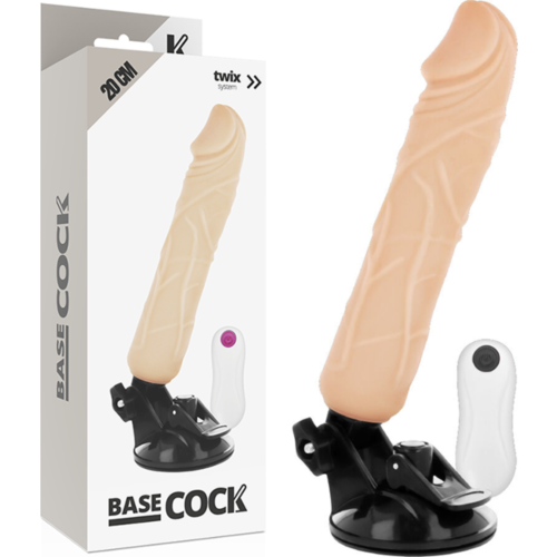 Vibrator Basecock 20 cm z daljinskim upravljalnikom