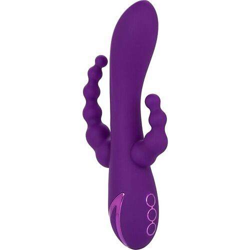 Vibrator CALEXOTICS Long Beach Bootylicious z dvojno stimulacijo