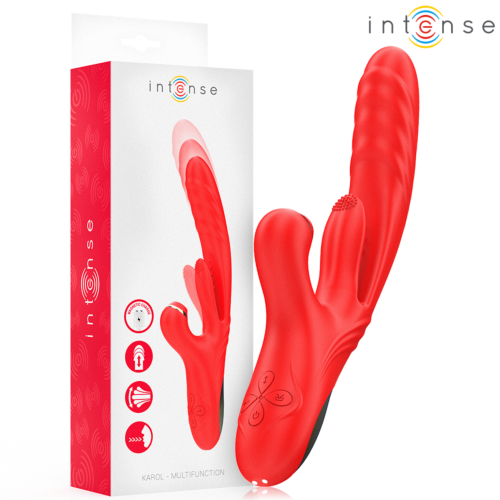 Vibrator INTENSE KAROL z gnanjem in stimulacijo