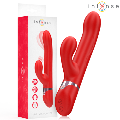 Vibrator INTENSE FUN LELE z rotacijo in oscilacijo