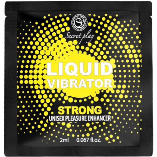 Lubrikant SECRETPLAY Monodosis 2 ml z močno vibracijo