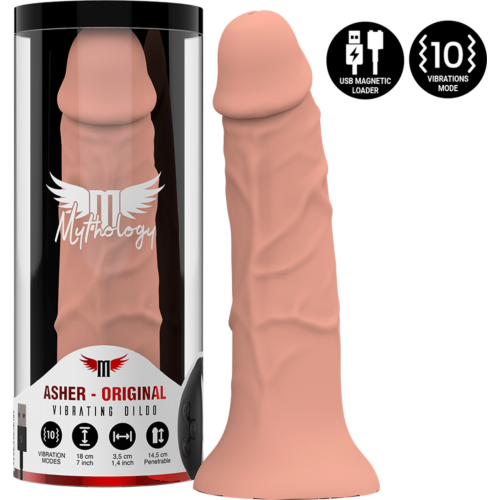 Dildo MYTHOLOGY ASHER Original | Potentne vibracije in realističen občutek