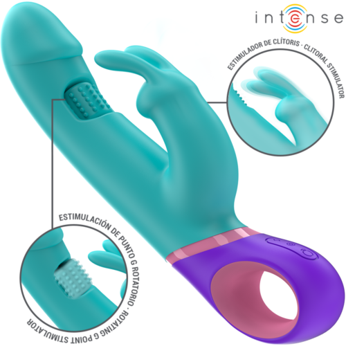 Vibrator Intense MONICA z rotacijskim stimulatorjem