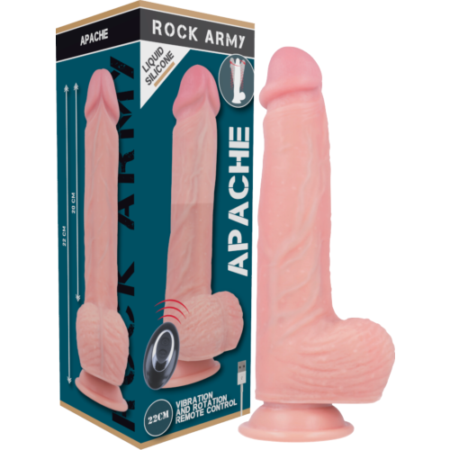 Vibrator Rock Army Apache 20.5 cm z daljinskim upravljanjem