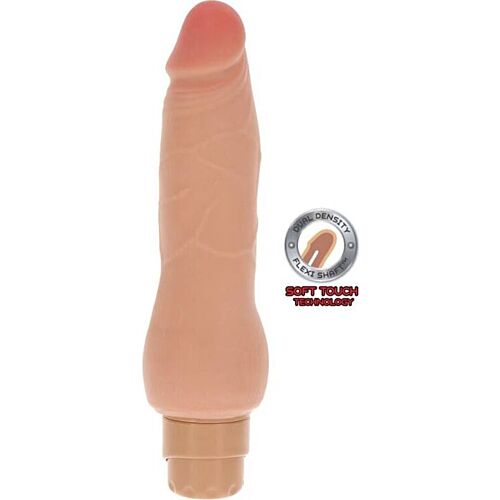 Vibrator GET REAL Dual Density Smooth za intenzivno stimulacijo