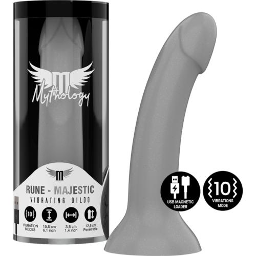 Dildo anal Mythology Rune Majestic s potentno vibracijo