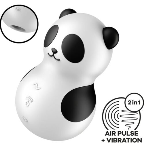 Sesalec Satisfyer Pocket Panda z močnimi vibracijami