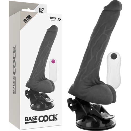 Vibrator BASECOCK 19 cm z daljinskim upravljanjem