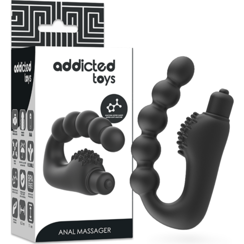Analni Masazer ADDICTED TOYS z Intenzivno Vibracijo