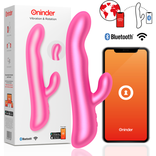 Vibrator Oninder Oslo z dvojno stimulacijo