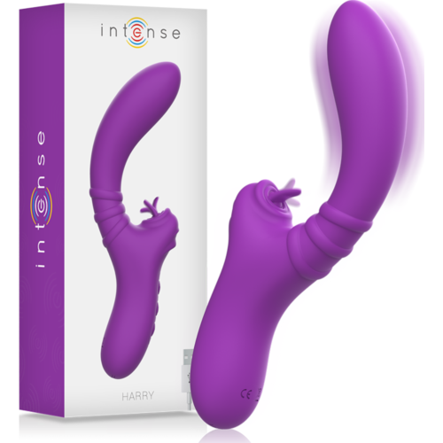 Vibrator Intense Fun Harry z stimulacijsko jezikom