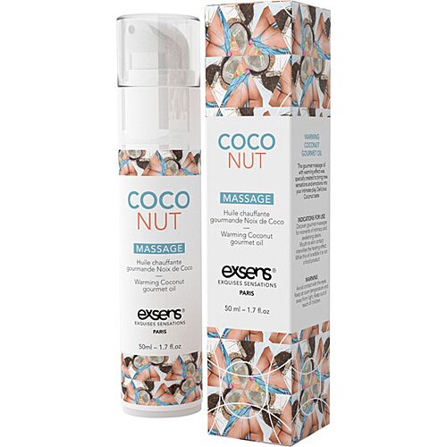 Olje za masažo Exsens Warming Gourmet Coconut 50 ml