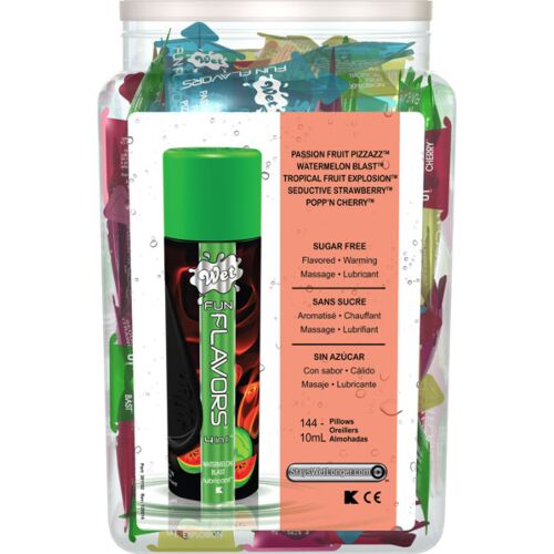 Lubrikant Wet Fun Flavors 4-v-1 za erotične užitke