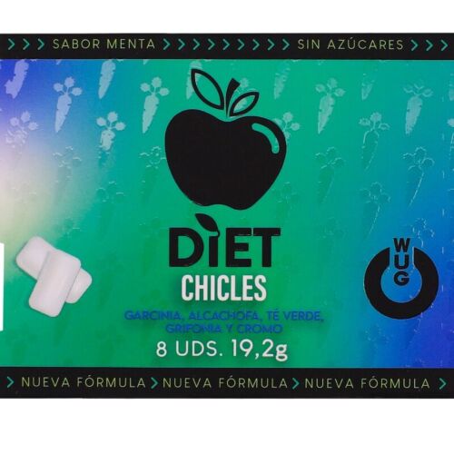 Žvečilni gumi WUG GUM WUG DIET s funkcionalnimi sestavinami