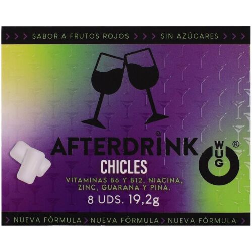 Žvečilni gumi WUG GUM - After Drink, 8 enot