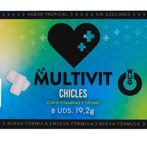 Žvečilni gumi WUG GUM MULTIVIT - Funkcionalni dodatek