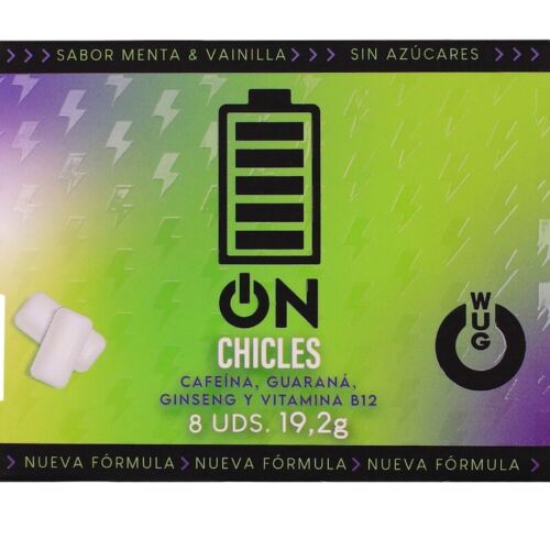 Chicle WUG GUM WUG ON - energijski gumijasti bombon