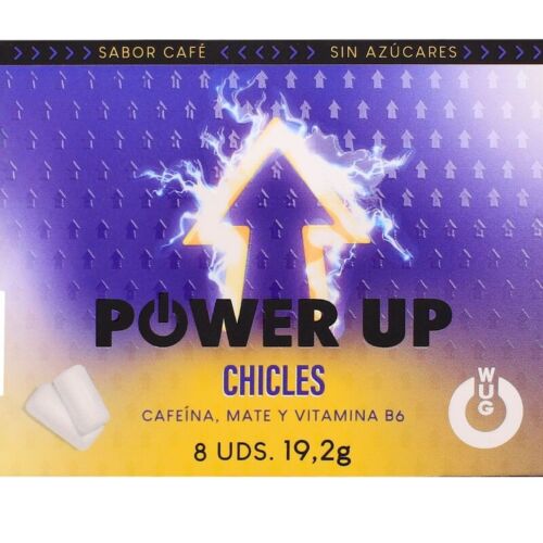 Žvečilni gumi WUG GUM POWER UP z okusom kave