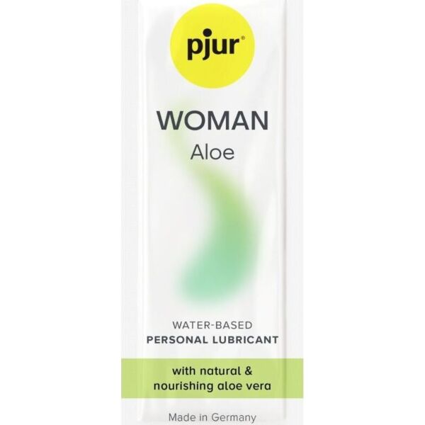 Lubrikant PJUR WOMAN ALOE 2 ml z naravno aloe vero