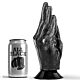 Dildo Fisting All Black 21 cm - Ergonomična oblika