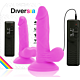 Dildo Diversia 17 cm z vibracijo