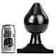 Buttplug ALL BLACK 19 cm s postopno razširitvijo