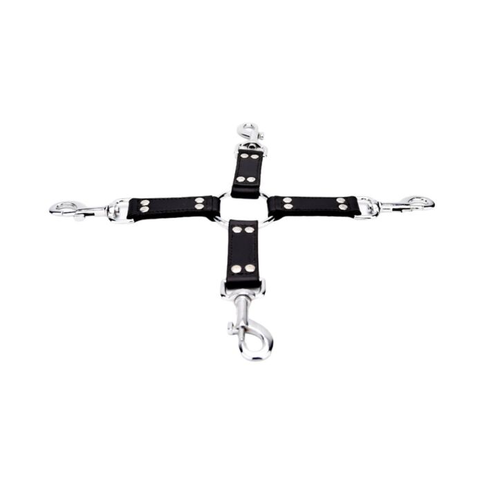 Restrikcije Bound Leather 4 Way Hog Tie za različne kombinacije Restrikcije Bound Leather 4 Way Hog Tie za različne kombinacije